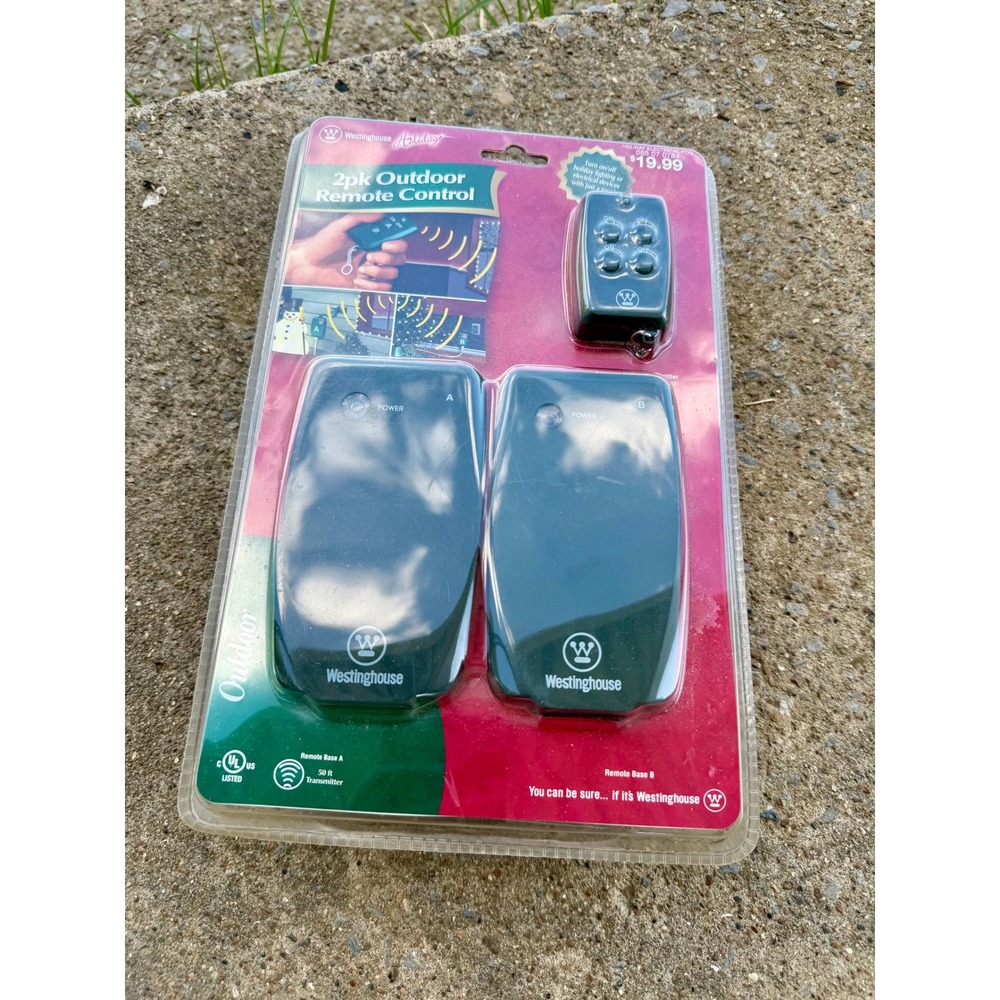 Westinghouse Holiday 2pk Outdoor Remote Control System Transmitter 28072